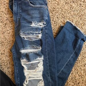 American Eagle Outfitters Dark Blue Denim